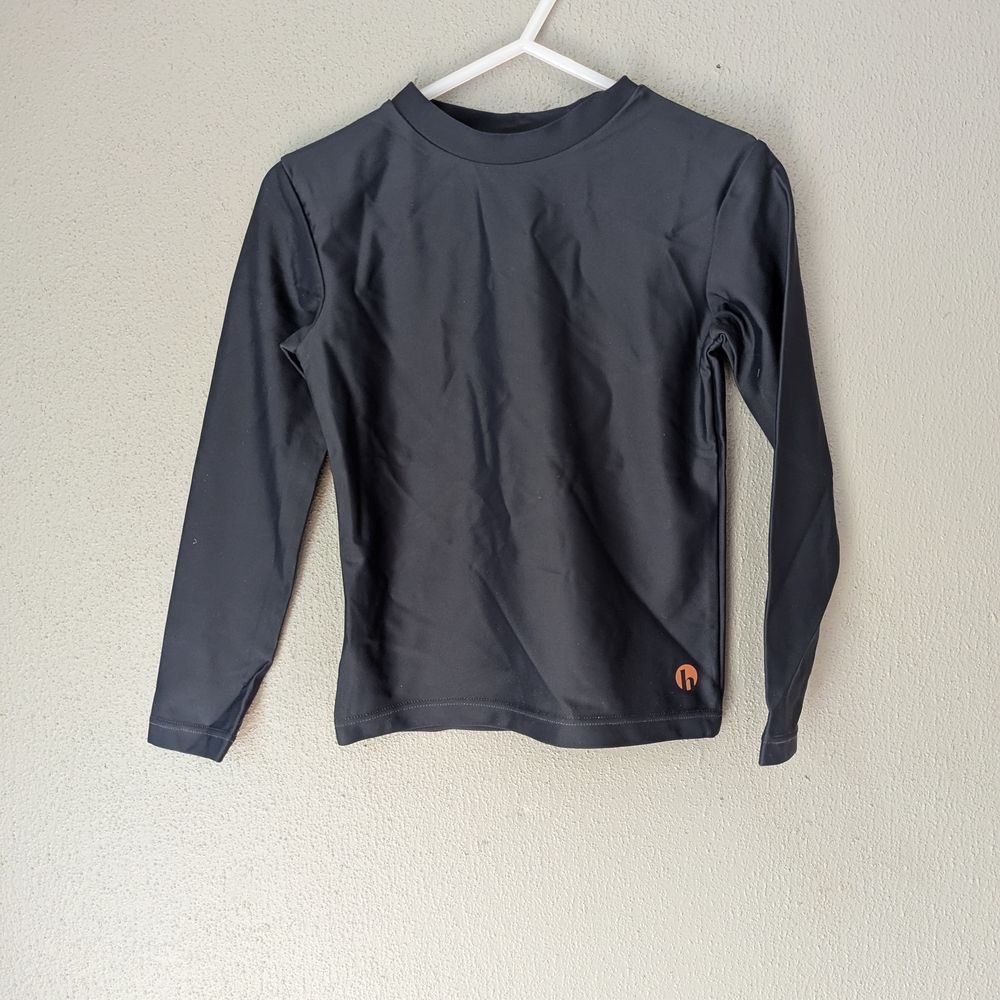 Kids HoneyMark Long Sleeve Swim Shirt - Gray-blue